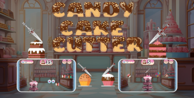 Candy Cake Cutter - HTML5 Puzzle Game with Admob Integration