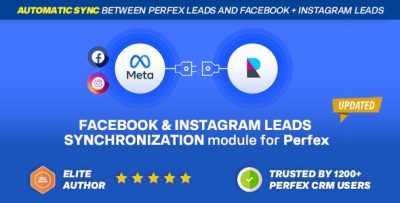 Facebook & Instagram Leads Synchronization module for Perfex CRM - Marketing Automation for Meta Ads