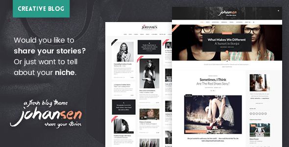 Johansen - Creative Niche Blog Theme Johansen - Creative Niche Blog Theme