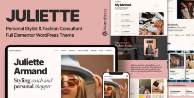 Juliette - Personal Stylist & Fashion Consultant WordPress Theme