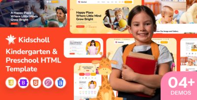 Kidscholl – Kindergarten & Preschool HTML Template