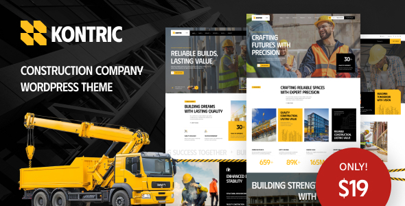 Kontric – Construction Company WordPress Theme Kontric – Construction Company WordPress Theme