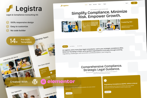 Legistra – Legal & Compliance Consulting Elementor Template Kit Legistra – Legal & Compliance Consulting Elementor Template Kit