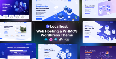 Localhost - Web Hosting & WHMCS WordPress Theme