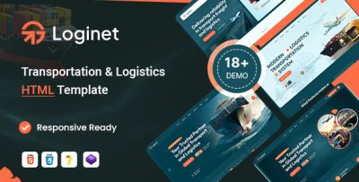 Loginet - Transportation & Logistics HTML5 Template