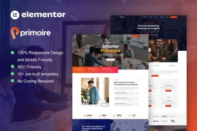 Primoire - Business Consulting Elementor Pro Template Kit