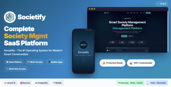 Societify SaaS - The #1 Operating System for Modern Smart Communities Societify SaaS - The #1 Operating System for Modern Smart Communities