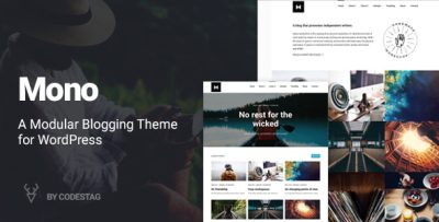 Mono - A Modular Blogging Theme for WordPress