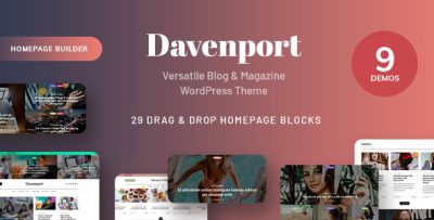Davenport - Versatile Blog and Magazine WordPress Theme