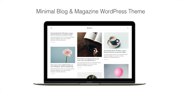 Maxima - Minimal Blog & Magazine WordPress Theme Maxima - Minimal Blog & Magazine WordPress Theme