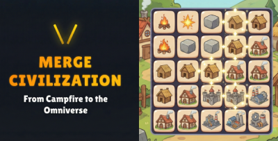 Merge Civilization: Empire Builder Puzzle | HTML5 Game