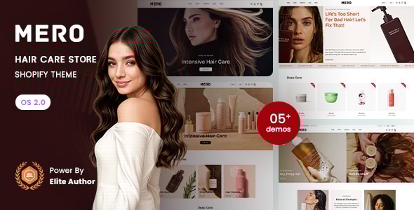 Mero - Hair Care Shopify 2.0 Theme Mero - Hair Care Shopify 2.0 Theme