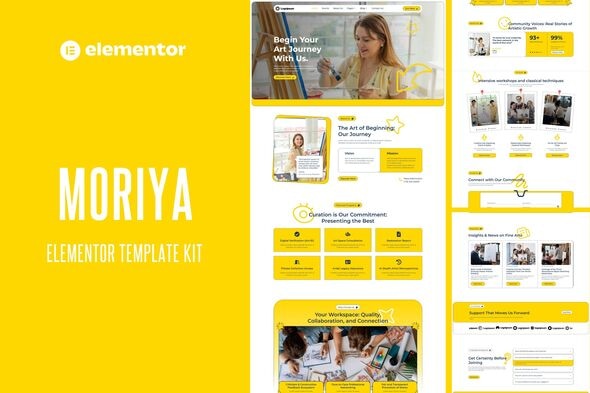 Moriya - Art Community Elementor Template Kit Moriya - Art Community Elementor Template Kit