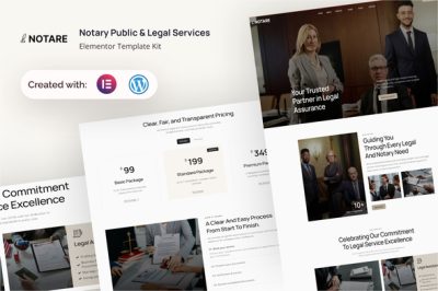 Notare - Notary Public & Legal Service Elementor Template Kit