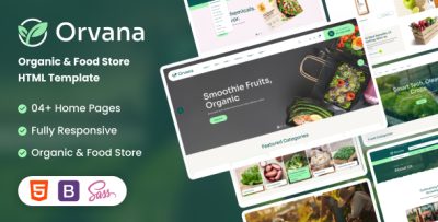 Orvana | Organic & Food Store HTML5 Template