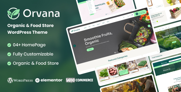 Orvana | Organic & Food Store WooCommerce WordPress Theme Orvana | Organic & Food Store WooCommerce WordPress Theme