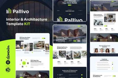 Pallivo - Interior & Architecture Elementor Template Kit