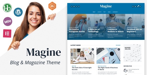 Magine - Business Blog WordPress Theme Magine - Business Blog WordPress Theme