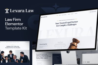 Lexura - Law Firm Elementor Template Kit