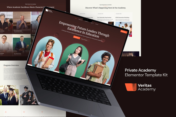 Veritas - Private Academy Elementor Template Kit Veritas - Private Academy Elementor Template Kit