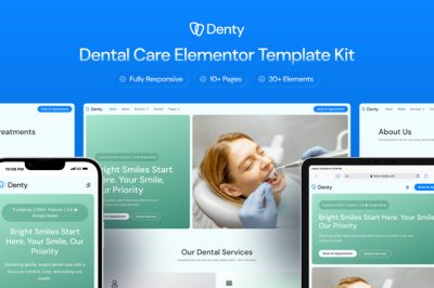 Denty - Dental Care Elementor Template Kit