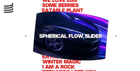 Spherical Flow Slider Spherical Flow Slider