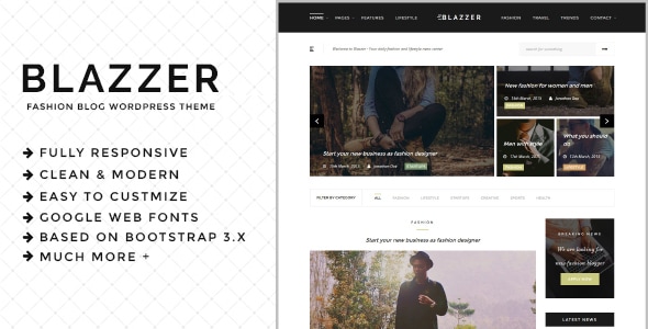 Blazzer - Personal/Fashion Blog WordPress Theme Blazzer - Personal/Fashion Blog WordPress Theme