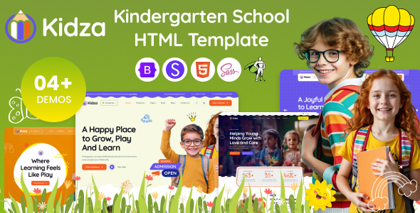 Kidza - Kindergarten & School HTML5 Template Kidza - Kindergarten & School HTML5 Template