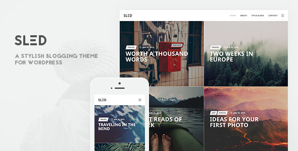 SLED - Creative Blog WordPress Theme SLED - Creative Blog WordPress Theme