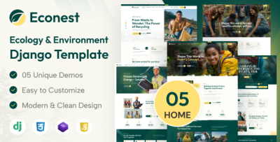 Econest - Ecology & Environment Django Template