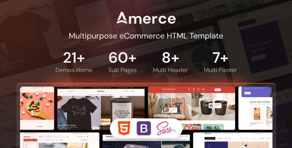 Amerce - Multipurpose eCommerce HTML, Bootstrap Template Amerce - Multipurpose eCommerce HTML, Bootstrap Template