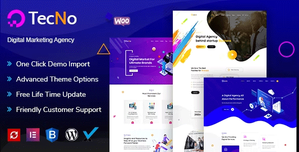 Tecno - Creative Agency WordPress Theme Tecno - Creative Agency WordPress Theme