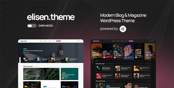 Elisen – Blog & Magazine WordPress Theme Elisen – Blog & Magazine WordPress Theme