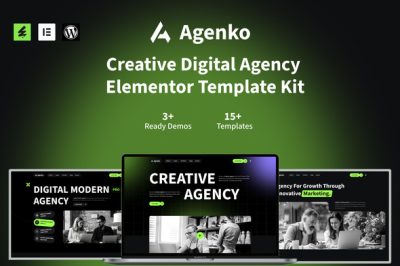 Agenko - Creative Digital Agency Elementor Template Kit