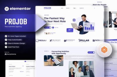 Projob - Recruitment Agency Elementor Template Kit