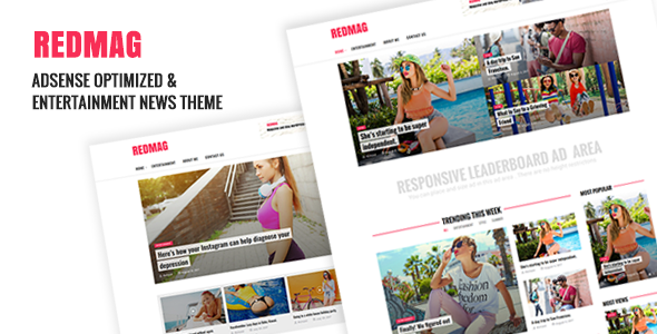 RedMag - AdSense Optimized & Entertainment News Theme RedMag - AdSense Optimized & Entertainment News Theme