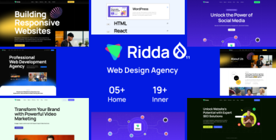 Ridda - Web Design Agency Drupal 11 Theme