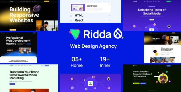 Ridda - Web Design Agency Drupal 11 Theme Ridda - Web Design Agency Drupal 11 Theme