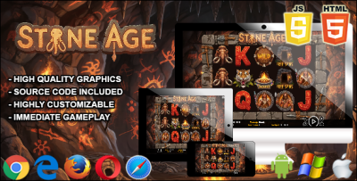 Stone Age - HTML5 Slot Machine