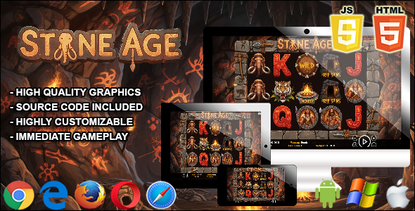 Stone Age - HTML5 Slot Machine Stone Age - HTML5 Slot Machine