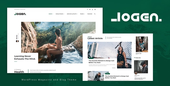Logen - Magazine and Blog WordPress Theme Logen - Magazine and Blog WordPress Theme