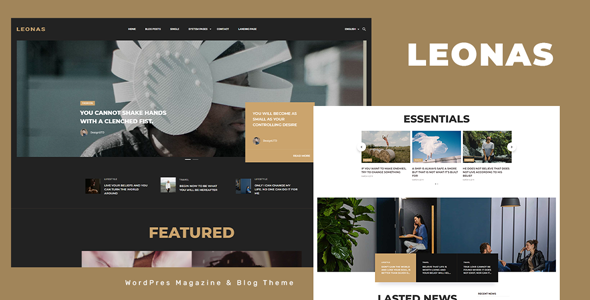 Leonas - Magazine and Blog WordPress Theme Leonas - Magazine and Blog WordPress Theme