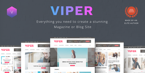 Viper - Newspaper and Magazine WordPress Theme Viper - Newspaper and Magazine WordPress Theme