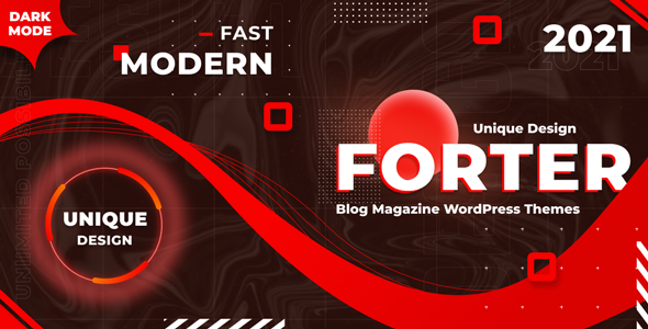 Forter - Magazine and Blog WordPress Theme Forter - Magazine and Blog WordPress Theme