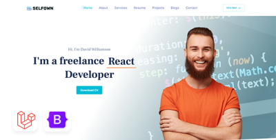 Selfown - Laravel Personal Portfolio Template