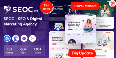 SEOC - SEO & Digital Marketing Agency Drupal Theme