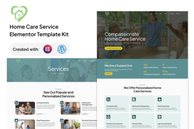 Serena - Home Care Services Elementor Template Kit