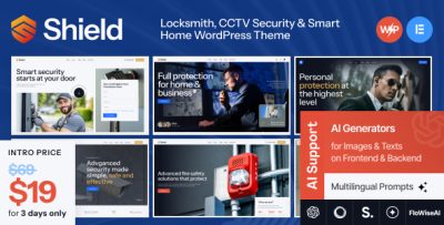 Shield - CCTV Security & Smart Home WordPress Theme