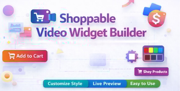 Shoppable Video Widget Builder - Floating Multi Style Popup Shoppable Video Widget Builder - Floating Multi Style Popup