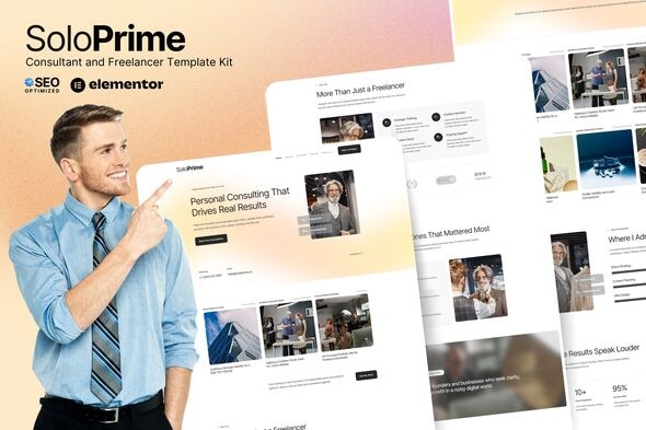 SoloPrime - Consultant & Freelancer Elementor Template Kit SoloPrime - Consultant & Freelancer Elementor Template Kit